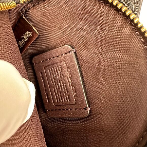 COPY - Coach Coin Purse with Halloween Cat Black Leather Wallet CW464 NWT - Picture 9 of 9